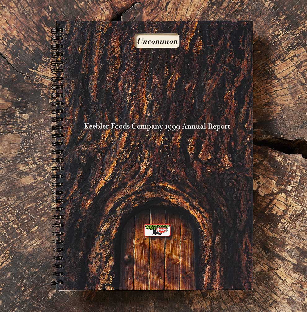 keebler_annaul-report-cover.jpg Art Direction by: Bart Crosby, Crosby Associates